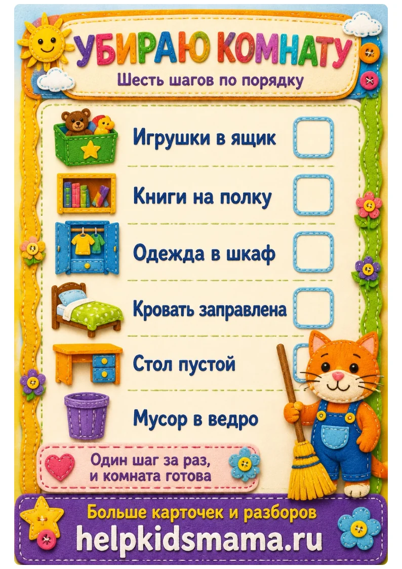 Убираю комнату: лабиринт для печати