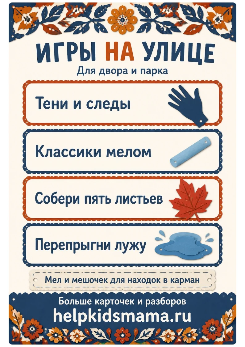 Игры на улице: лабиринт для печати