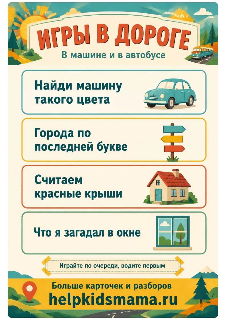 Игры в дороге: лабиринт для печати