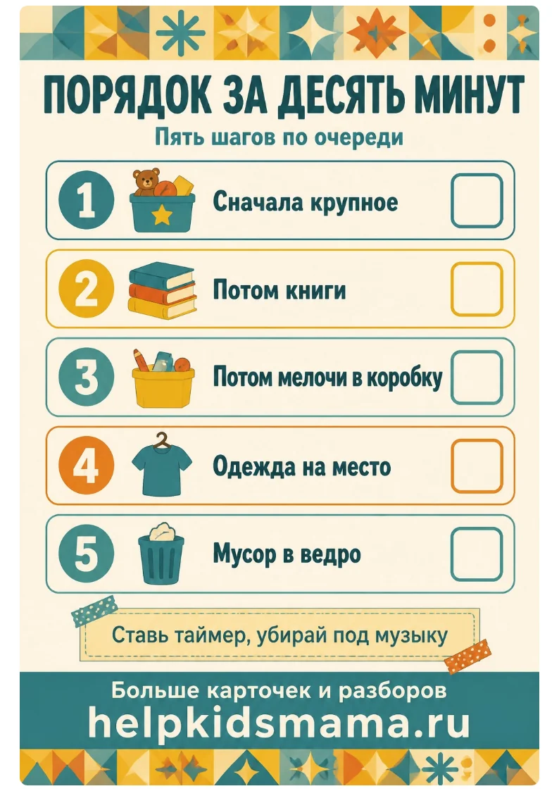 Порядок за десять минут: лабиринт для печати