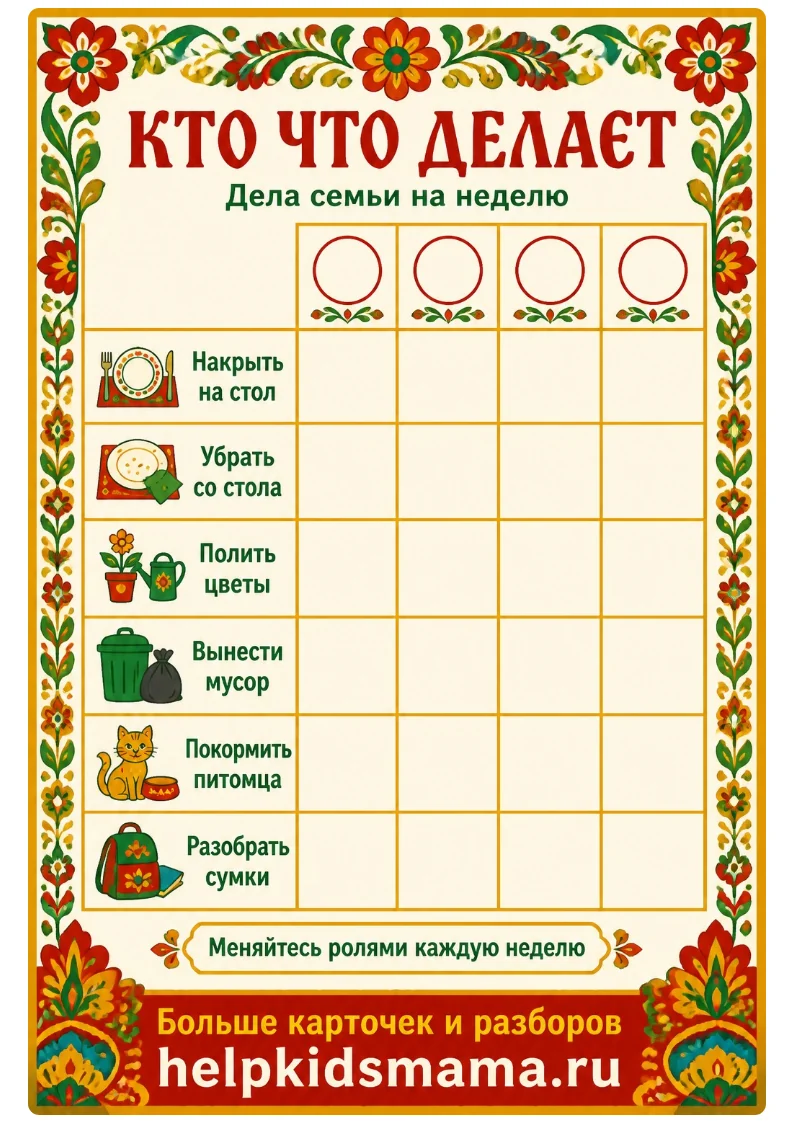 Кто что делает: лабиринт для печати